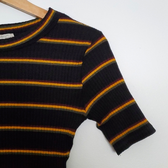 ZARA Striped Mini Dress - Picture 4 of 5